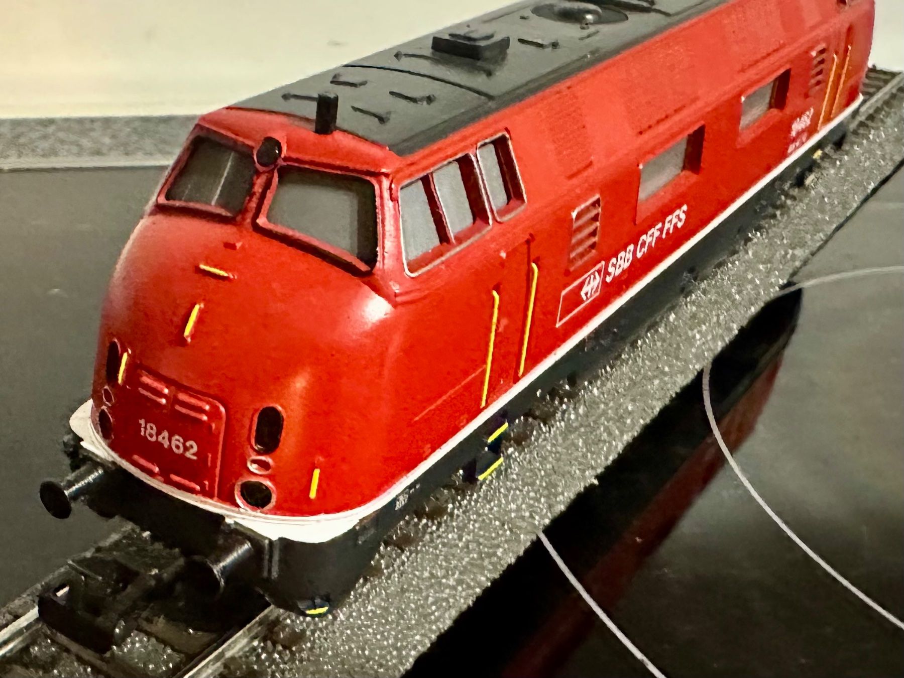 Märklin Modellini di ferrovie: Märklin SBB Diesellok AM 4/4 3384 – Usato da Oftringen venduto da ib.85 3
