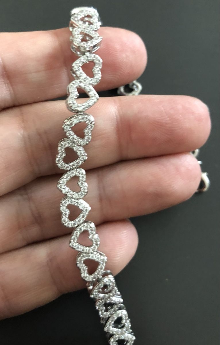 Bracciali & Braccialetti: Wunderschönes Herz-Armband – Nuovo (secondo la descrizione) da Luzern venduto da Pool33