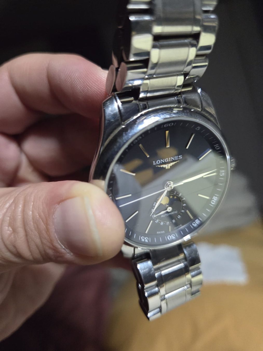 Longines Orologi: Longines Master Collection Mondphase Blau Fullset Bucherer – Usato da Horw venduto da iglu370 6