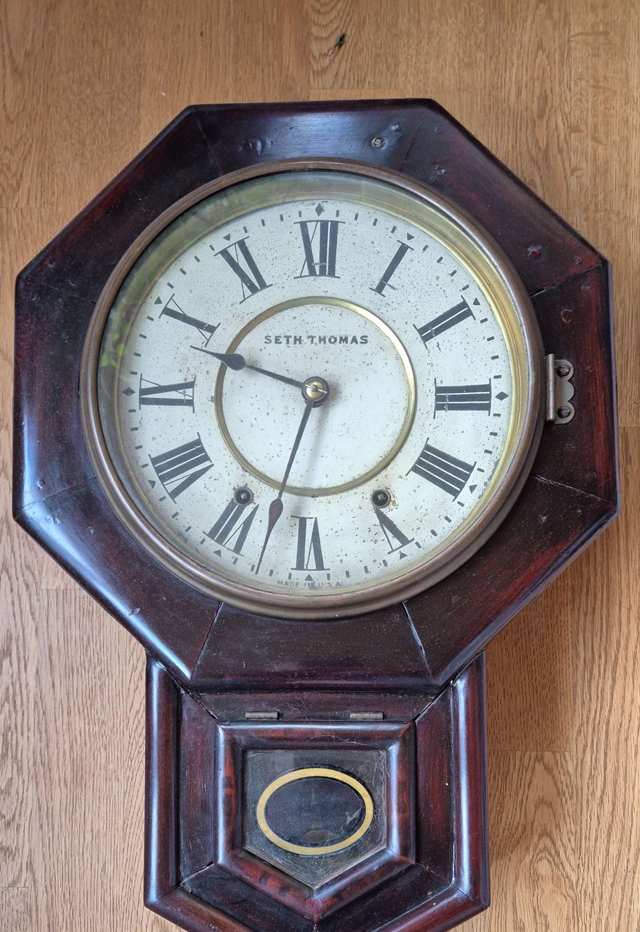 Orologi: Antike Seth Thomas Wanduhr – Usato da Trogen venduto da same4you