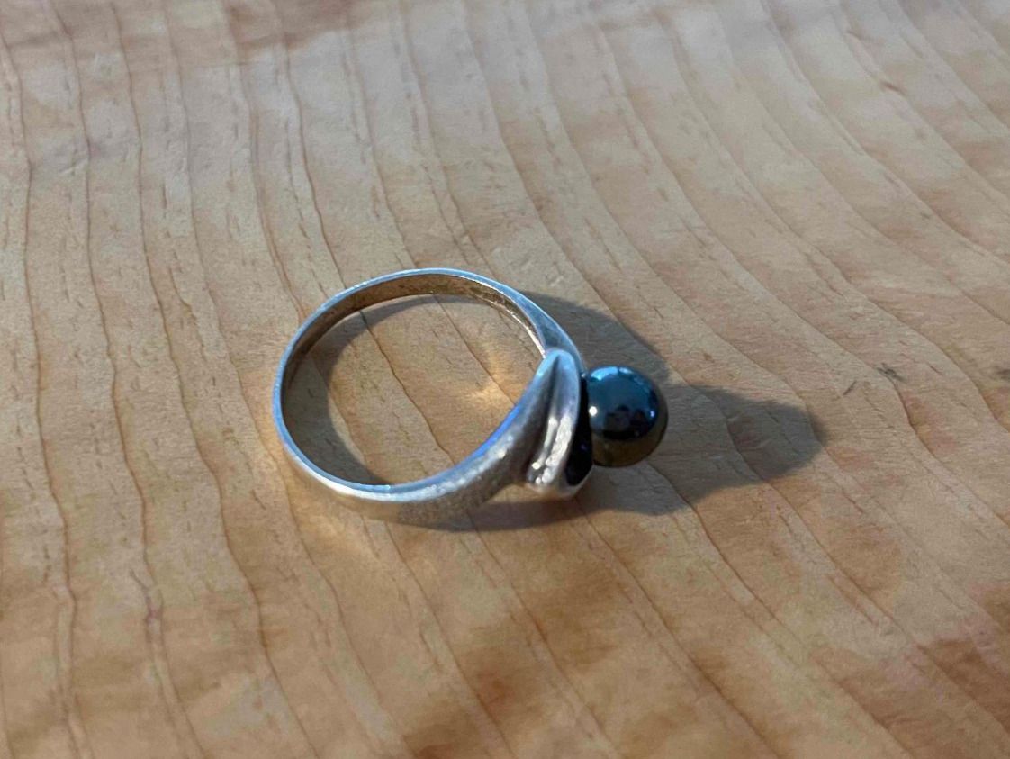 Orecchini pendenti & Orecchini a lobo: Silber Ring & Ohrringen mit Perlen | Ensemble Argent & Perle – Usato da Zürich venduto da AnnaSa 3