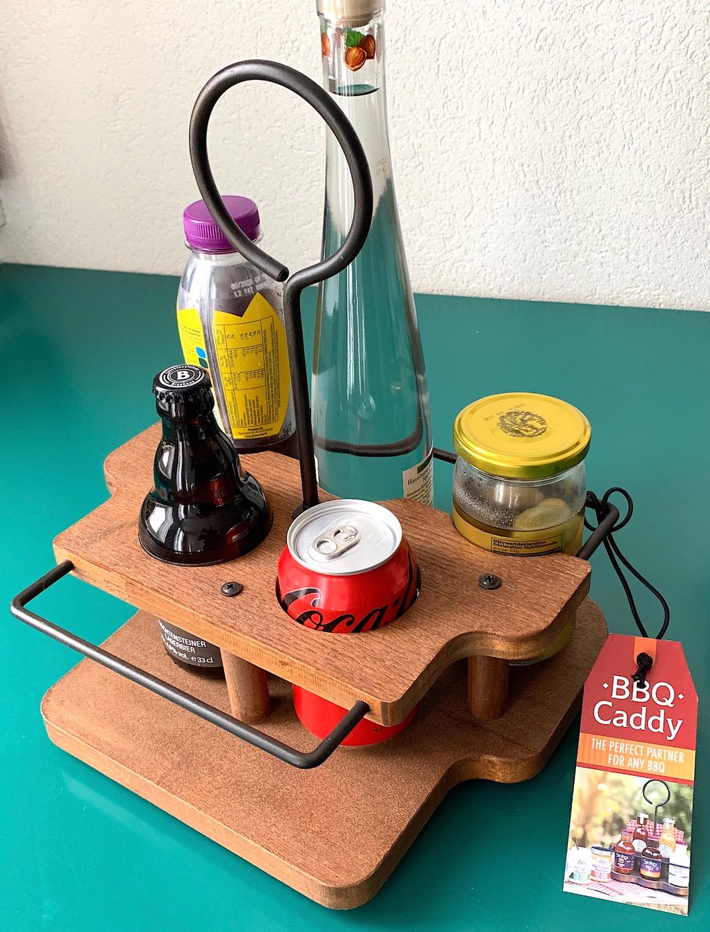 Supporti a parete: BBQ-Party-Dosen-/Flaschenhalter – Nuovo (secondo la descrizione) da Pieterlen venduto da Rocko1 8
