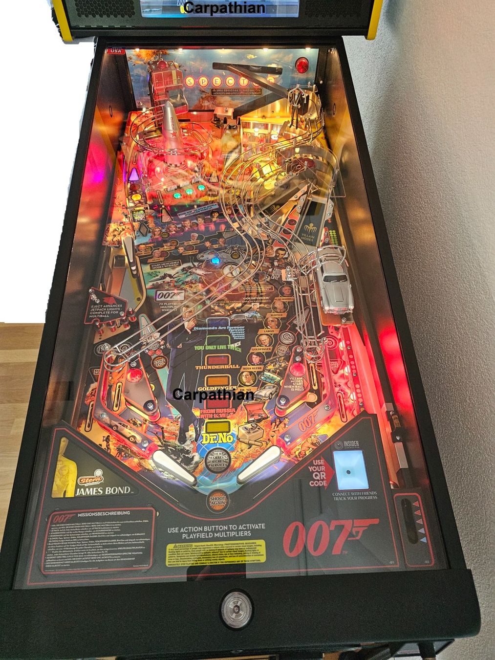 Stern Pinball Flipper: James Bond Flipperkasten **TOP ANGEBOT** – Usato da Unterlunkhofen venduto da Carpathian 2