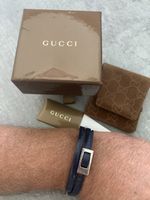 Gucci Lederarmband mit Box