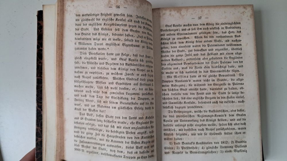 Livres: Antikes Buch "Das Revolutionsjahr 1848" 1. Band Ausgabe 1849 – D'occasion à Uster par Paeti7 4