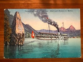 Postkarte Schillerstein Uri ungelaufen Litho  (P516)