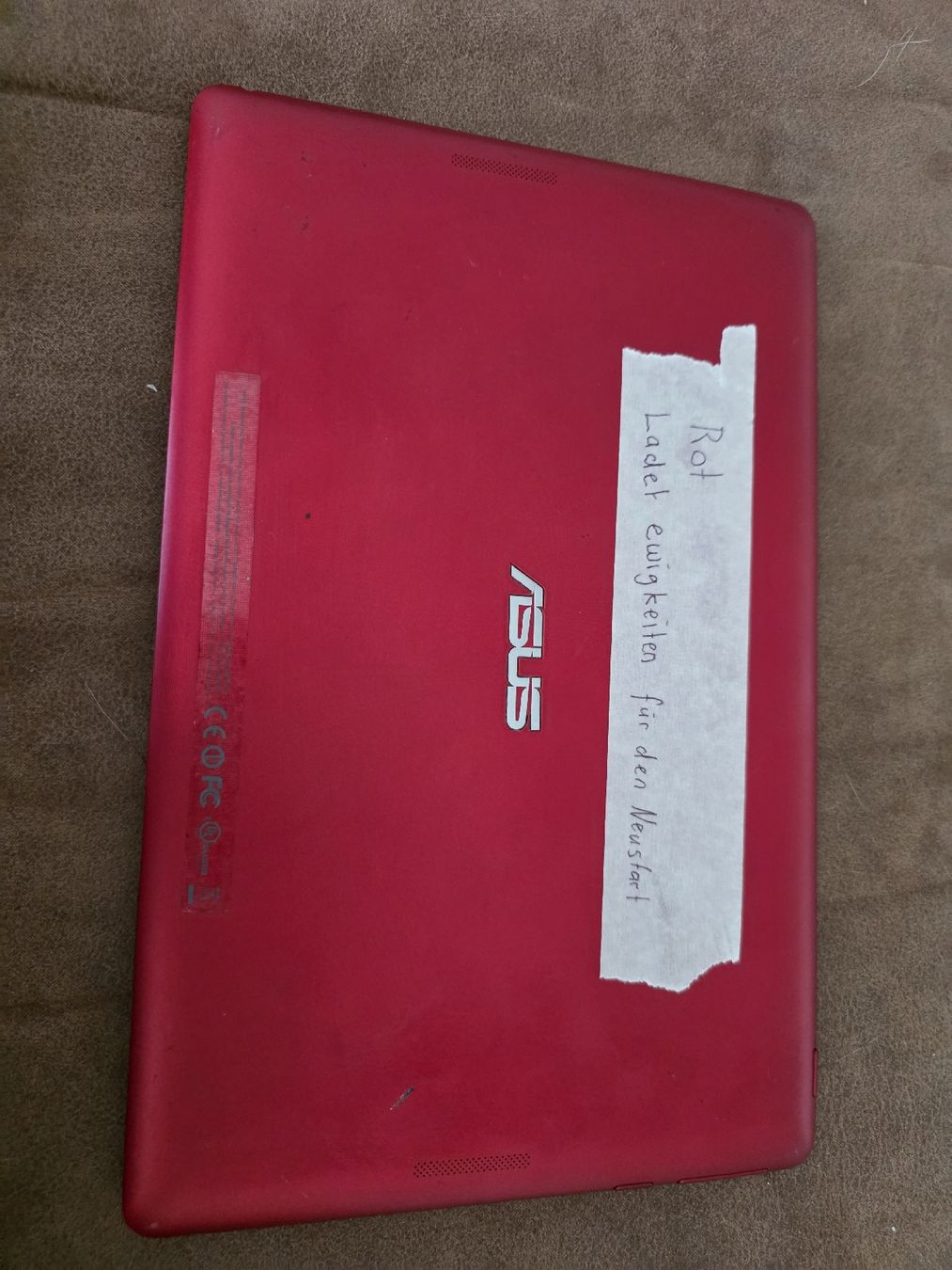Asus Tablet PC: ASUS Memo Pad Tablet - Rot  – Difettoso da Olten venduto da Prinzenstyle 2