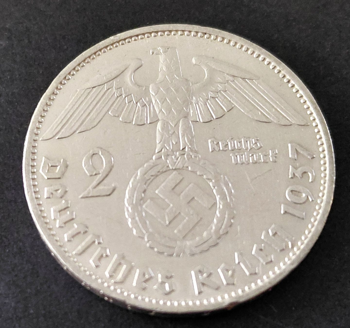 Tutti le monete: Deutsches Reich - 2 Reichsmark 1937 A – Usato da Ebikon venduto da smartbox
