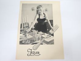1950 Orig. Werbung, Jezler Silber Argent Massif