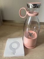 Tragbarer Mixer Rosa mit Ladezubehör