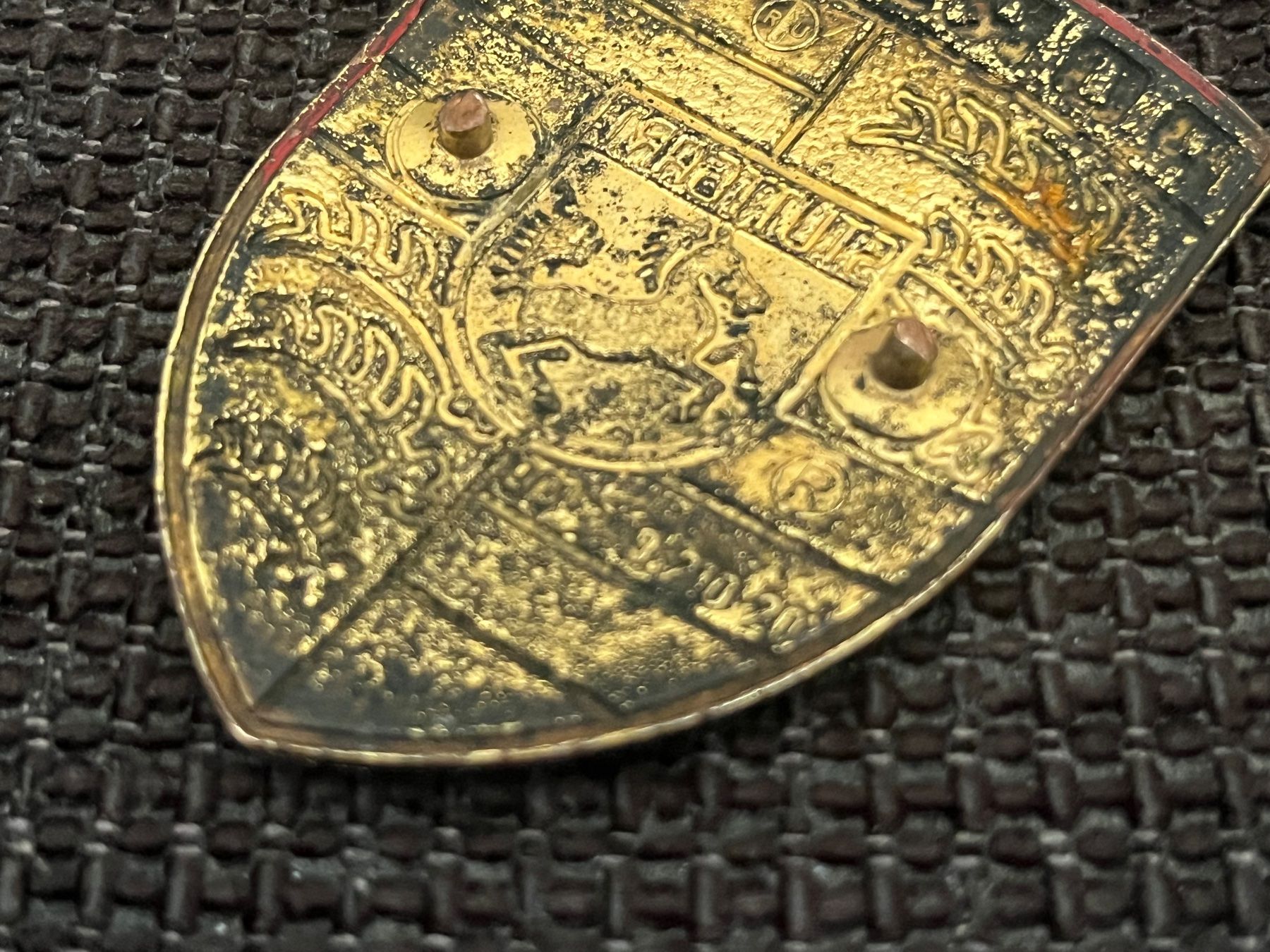 Porsche Insegne: Originales PORSCHE Wappen / Emblem – Usato da Köniz venduto da Tottigoal10 5