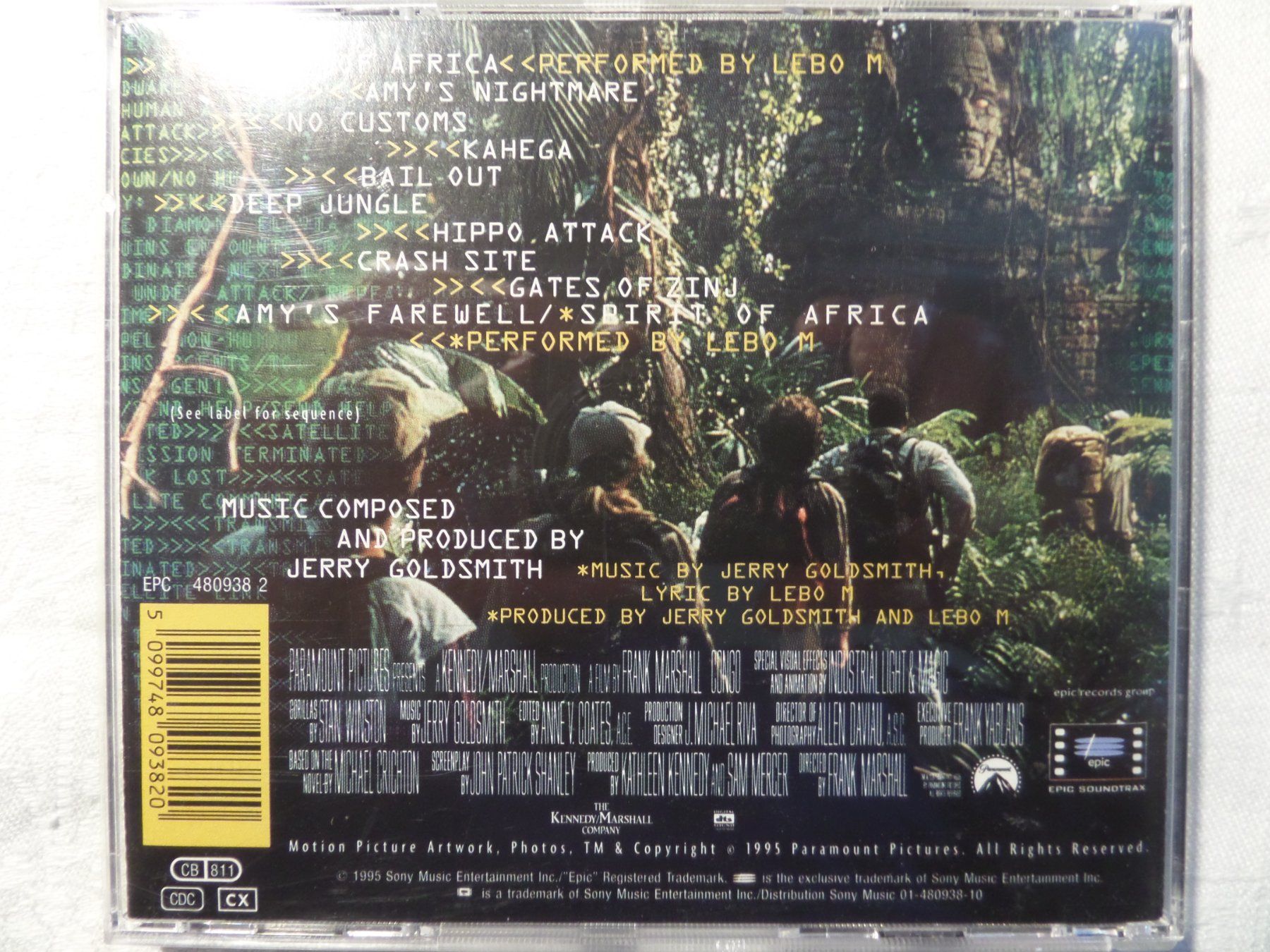 CD: Jerry Goldsmith - Congo – Usato da Genève venduto da CDLPBookS 1