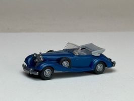 GB3-  Wiking Mercedes 540 K blau