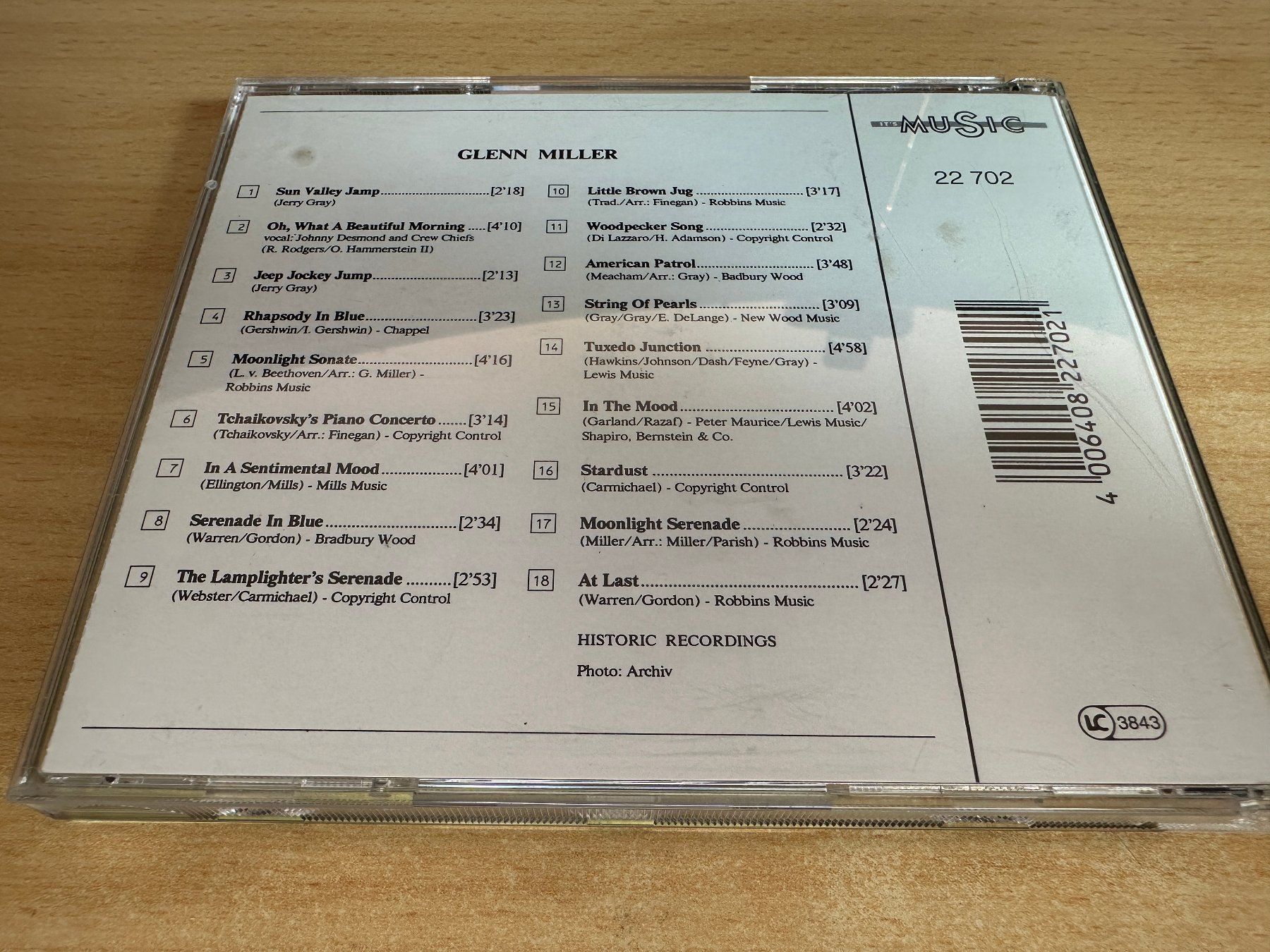 CDs: A1 Glenn Miller – Glenn Miller – Gebraucht aus Rikon im Tösstal von Alpenmutz 1