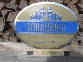 Schlossgold - Feldschlösschen Bier Schild