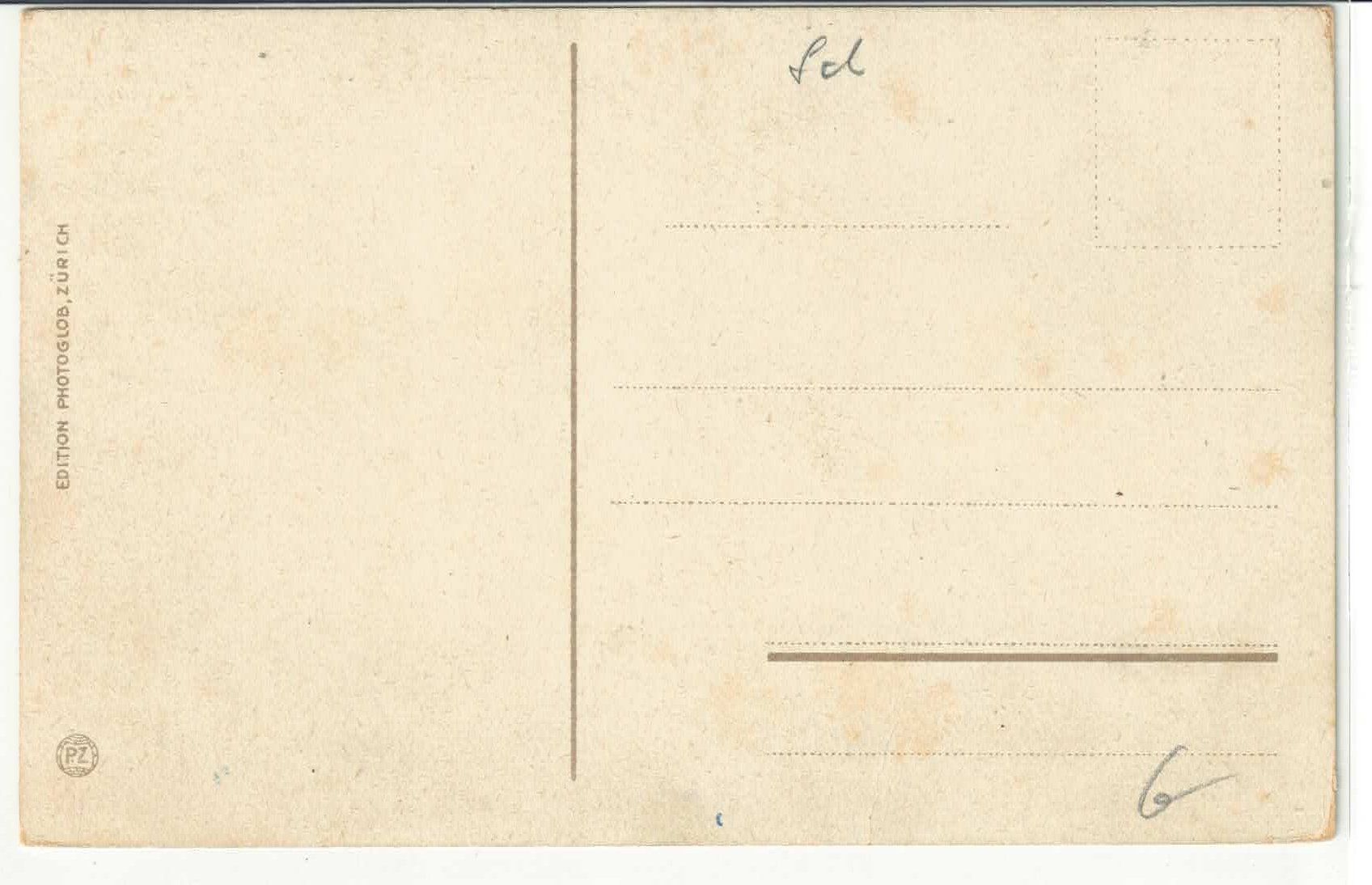 Ansichtskarten: St. Annaschloss bei Rorschach mit Bodensee - Litho – Gebraucht aus Ettingen von Kartenplanet 1