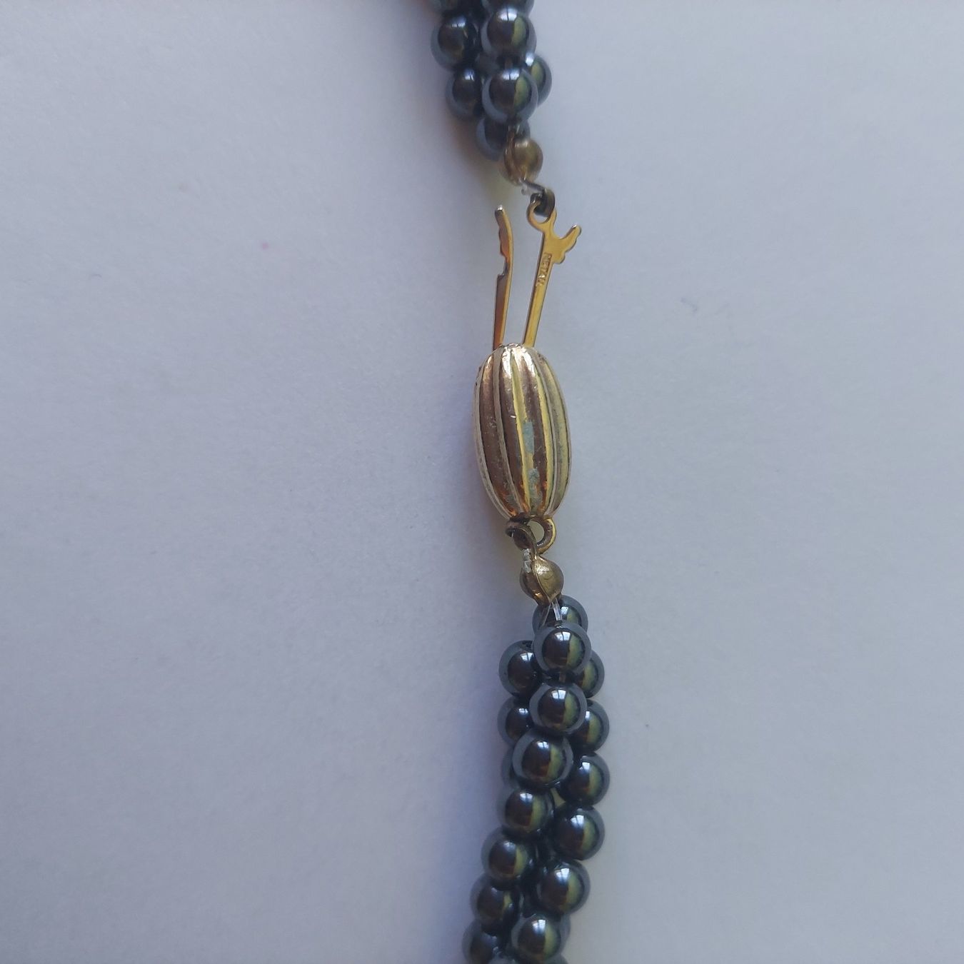Catenine: Elegante Halskette mit Glasperlen, – Usato da Lyss venduto da Nase 2