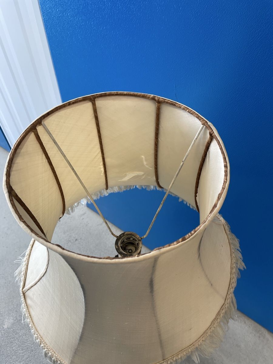 Lampade: Antique gold Baroque candlestick or lamp – Usato da Zürich venduto da MISSYS-WONDERBAG 1