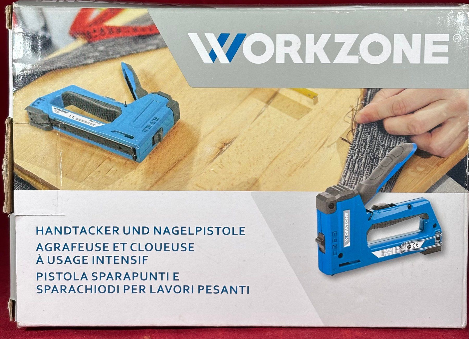 Alle Werkzeuge: Agrafeuse & Cloueuse Workzone Heavy Duty – Avec set de clous – Gebraucht aus Biel/Bienne von new-life