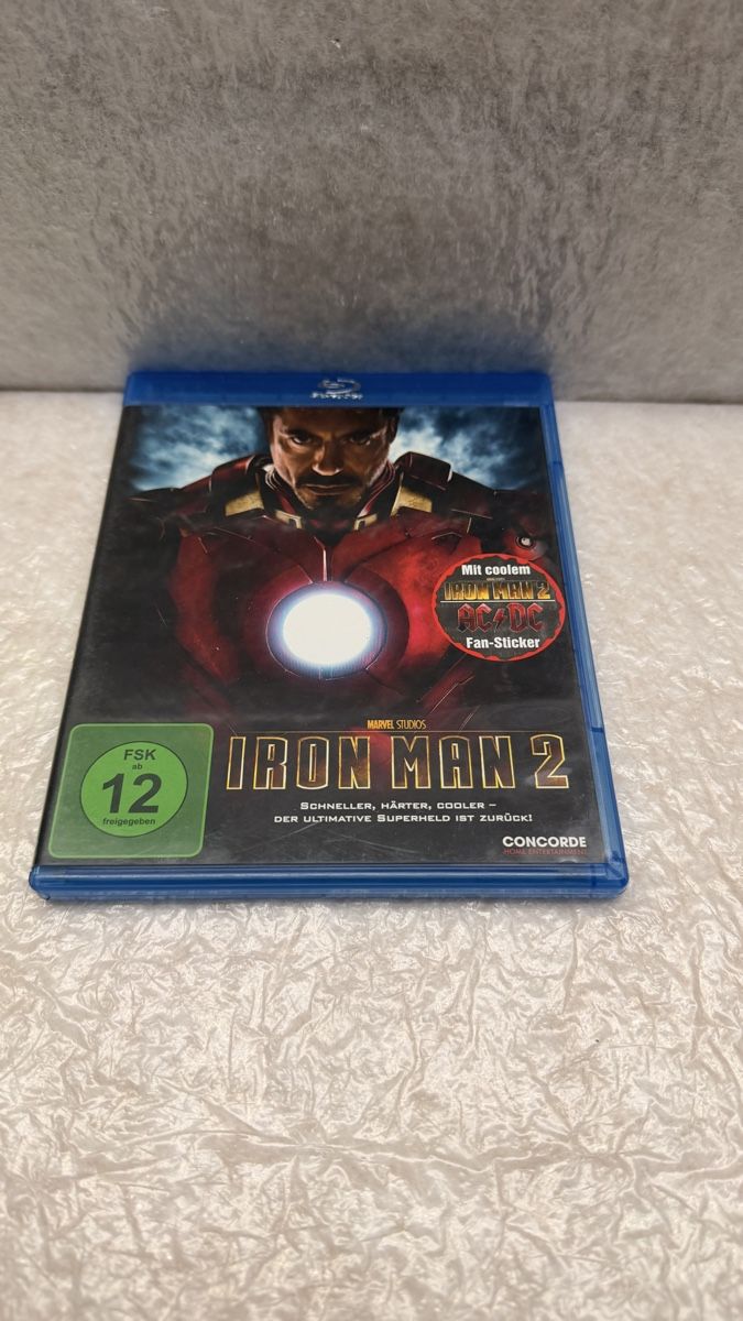 Alle DVDs: Iron Man 2 - Blu-ray - Top Zustand - Marvel ! – Gebraucht aus Rotkreuz von perlengott