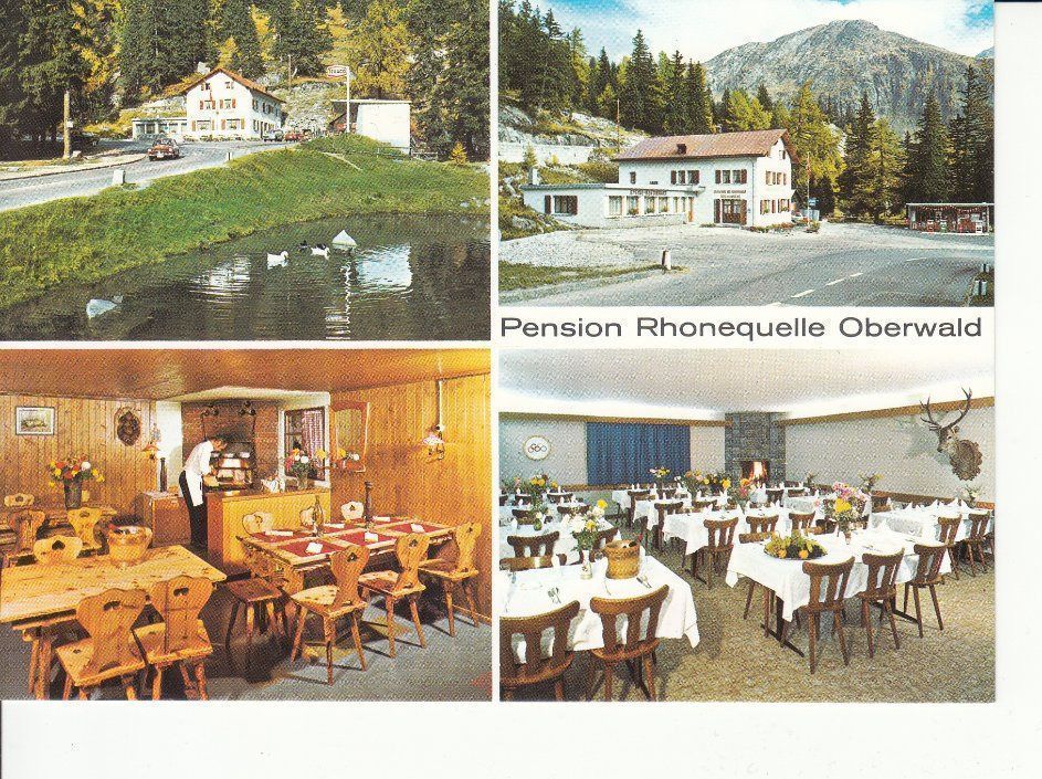 Cartoline postali: Oberwald Rhonequelle, um 1990 – Usato da Bürglen TG venduto da StampGraf
