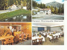 Oberwald Rhonequelle, um 1990