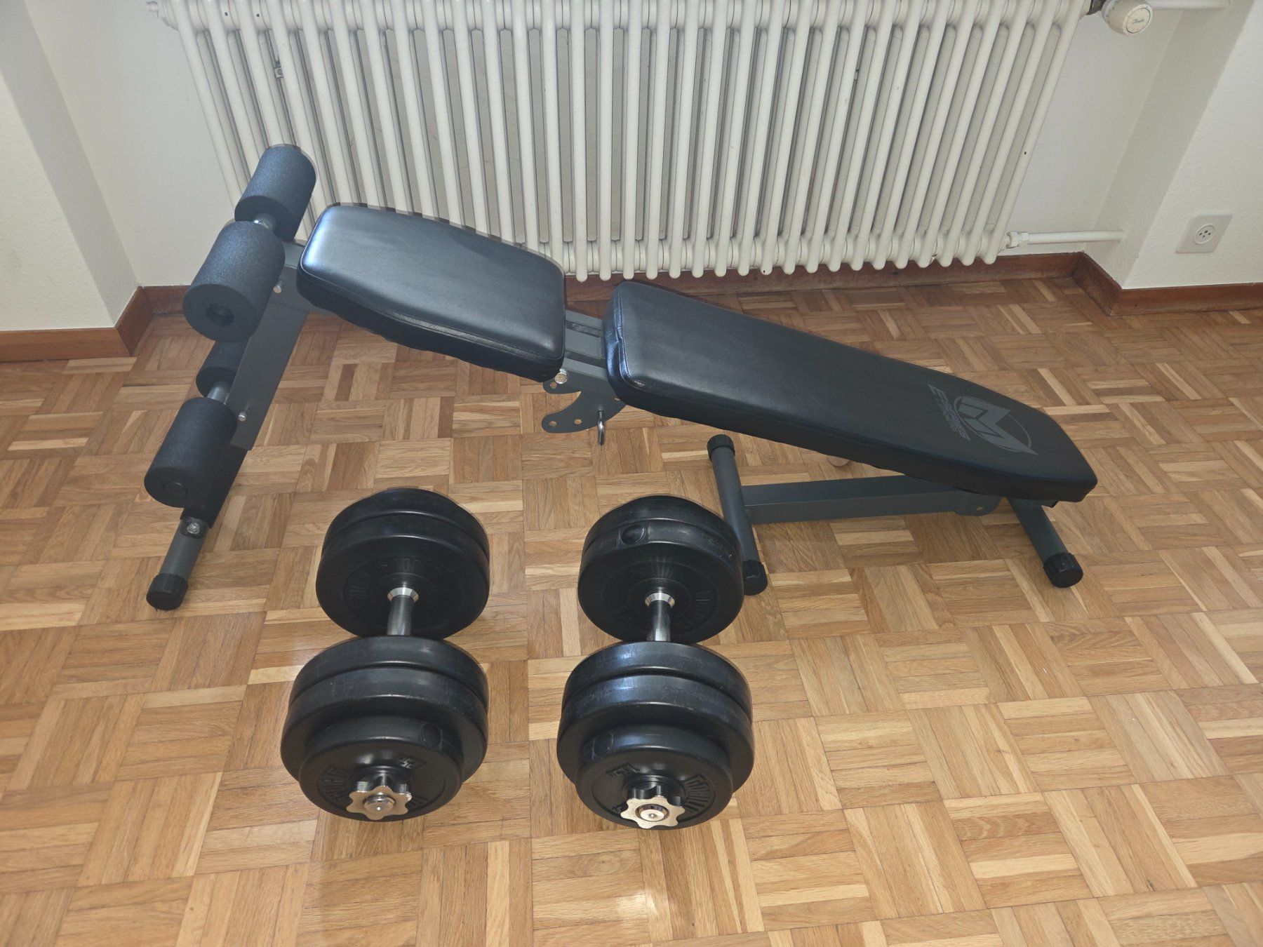 Hometrainer: Gyronetics bench + Gorilla Sports Dumbbell set – Usato da Oberrieden venduto da dav_zy2q