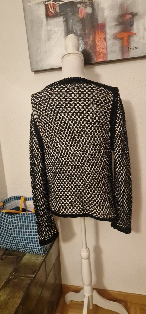 Sandro Giacche: Sandro Ferrone Strickjacke, Schwarz/Weiss, Gr.M! – Usato da St. Gallen venduto da mania03 4