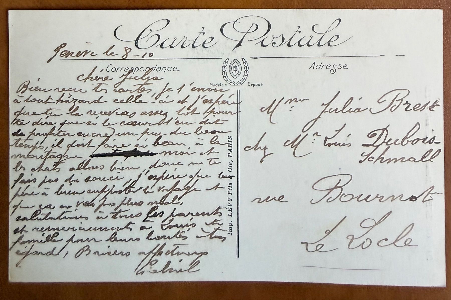 Cartoline postali: Genève - Monument - National – Usato da Lutry venduto da Ediego 1