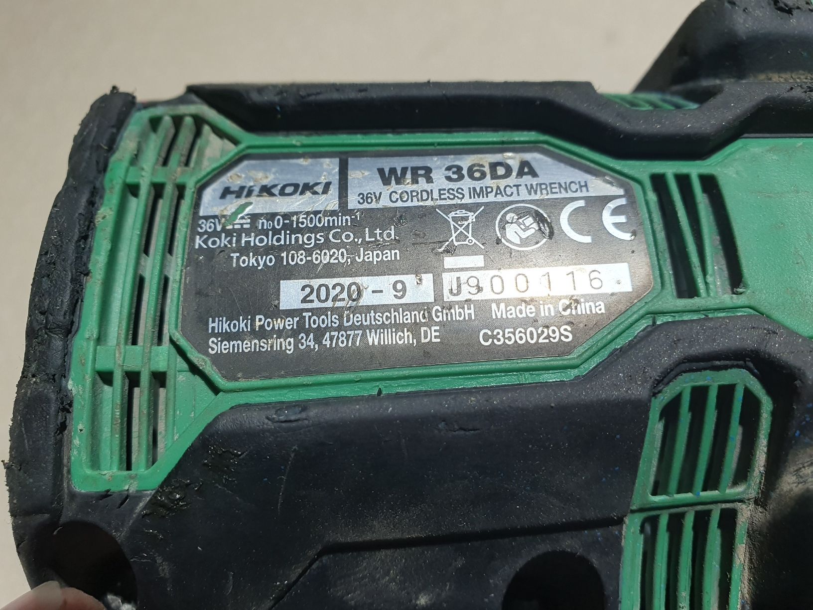 Hitachi Alle Werkzeuge: Hikoki WR 36DA 36V Schlagschrauber gebraucht  – Gebraucht aus Reutigen von beore 2