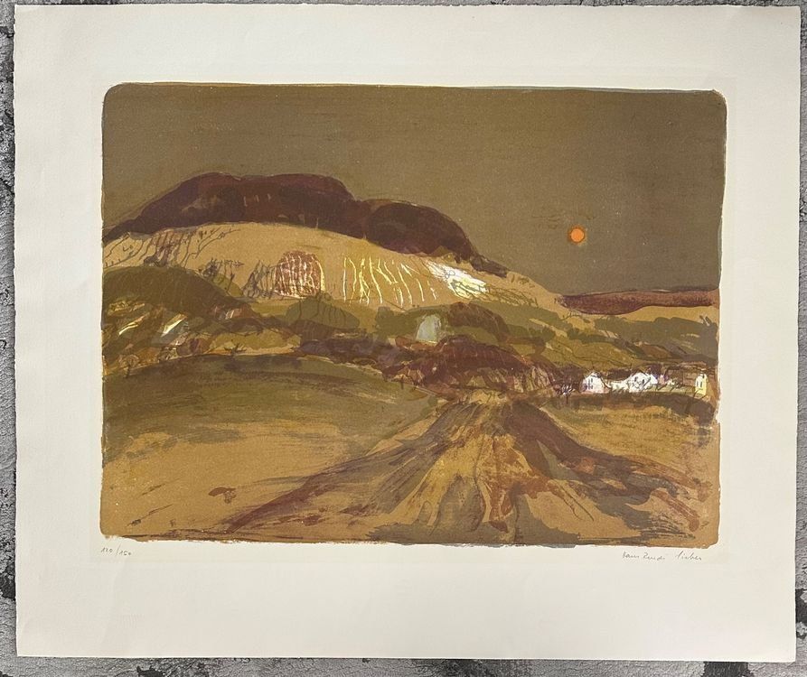 Hans Ruedi Sieber (1926-2002) Lithographie Handsigniert 1