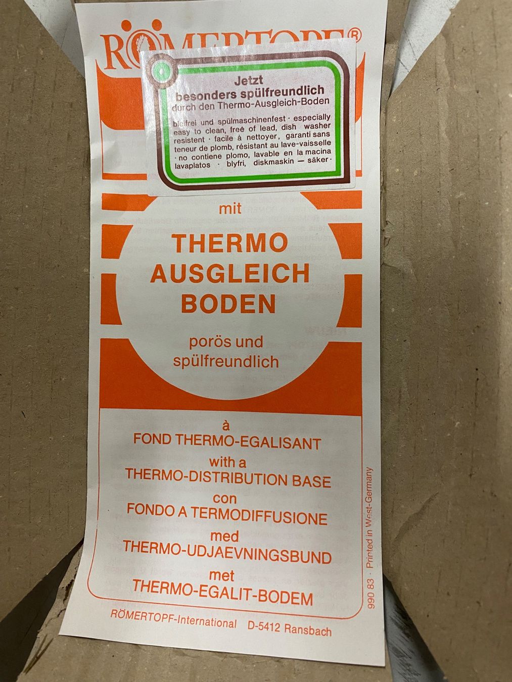 Pentole: Römertopf Bräter Klassik 1.5l Keramik – Usato da Eschlikon TG venduto da ArtRec 4