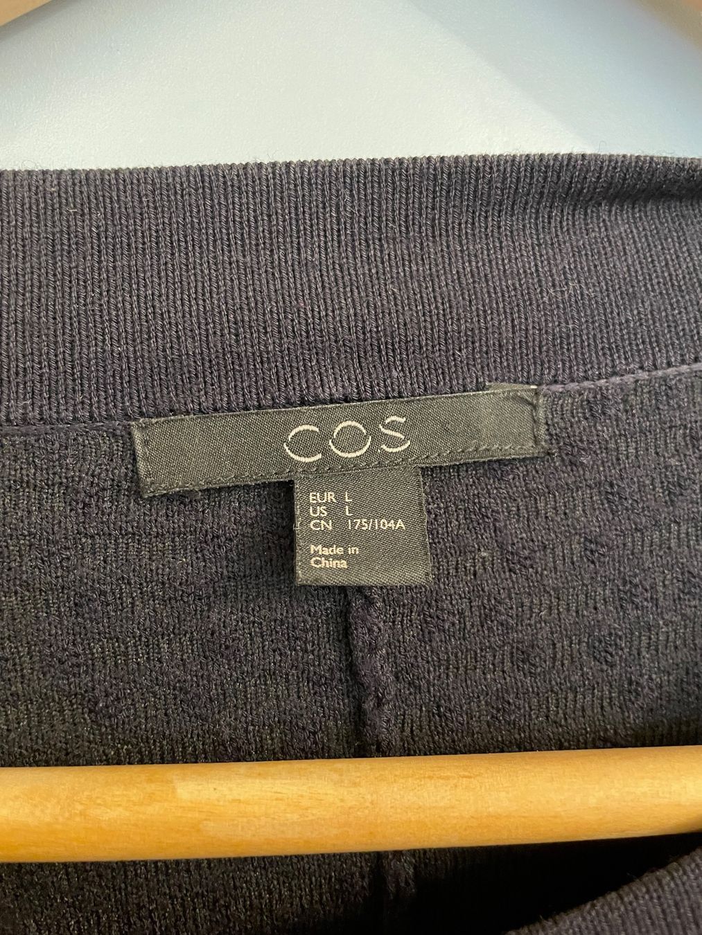 Cos Jacken: COS Strickmantel, Gr. L, Dunkelblau, Baumwolle – Gebraucht aus Zürich von Pudelkerne 1