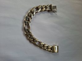 Panzerarmband 925er Silber massiv