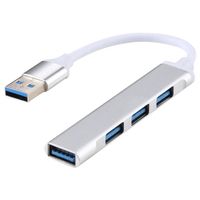 4 Ports USB 3.0 HUB Aluminium