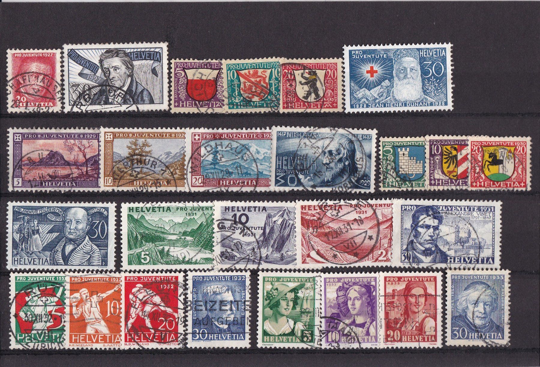 Tutti i francobolli: CH Briefmarken Lot "Pro Juventute & Pro Patria" – Usato da Münchwilen AG venduto da Nesar 1