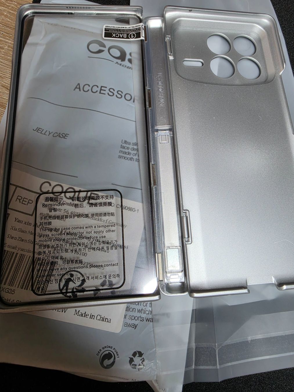 Cover & Protezioni schermo: Xiaomi Mix Fold 4 Fold Case Silber Neu – Nuovo e nell'imballaggio originale da Bülach venduto da TimeDealsNow 4