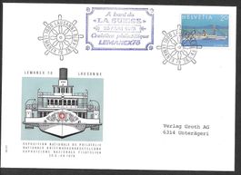 Schiffsbrief La Suisse Lemanex Lausanne 28.5.1978