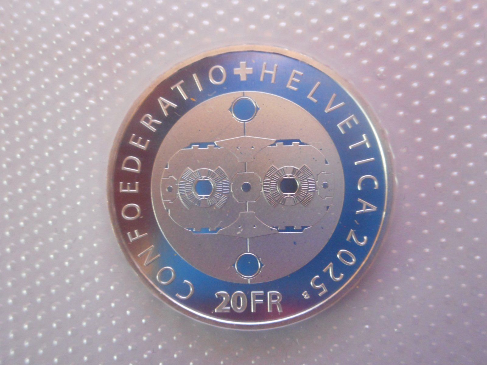Toutes les monnaies: 20 Fr. Gendenkmünze silber   Cern – Neuf avec emballage d'origine à Kriegstetten par pizlad2010 3