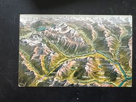 AK  ca.1900 Albula Bahn Panorama ungelaufen  (G1100)