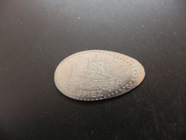 Souvenir Münze - Schloss Spiez - BLS