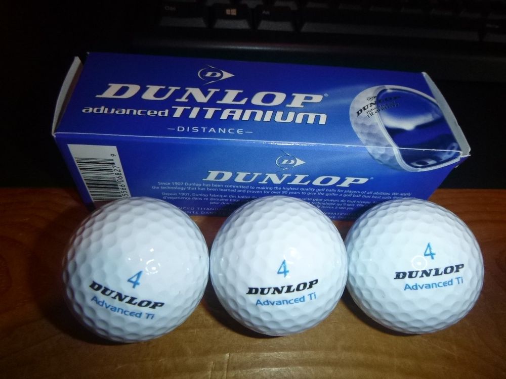 Golfbälle DUNLOP TITANIUM TI neu, 9 Stück ab Fr. 12 . alle Kaufen