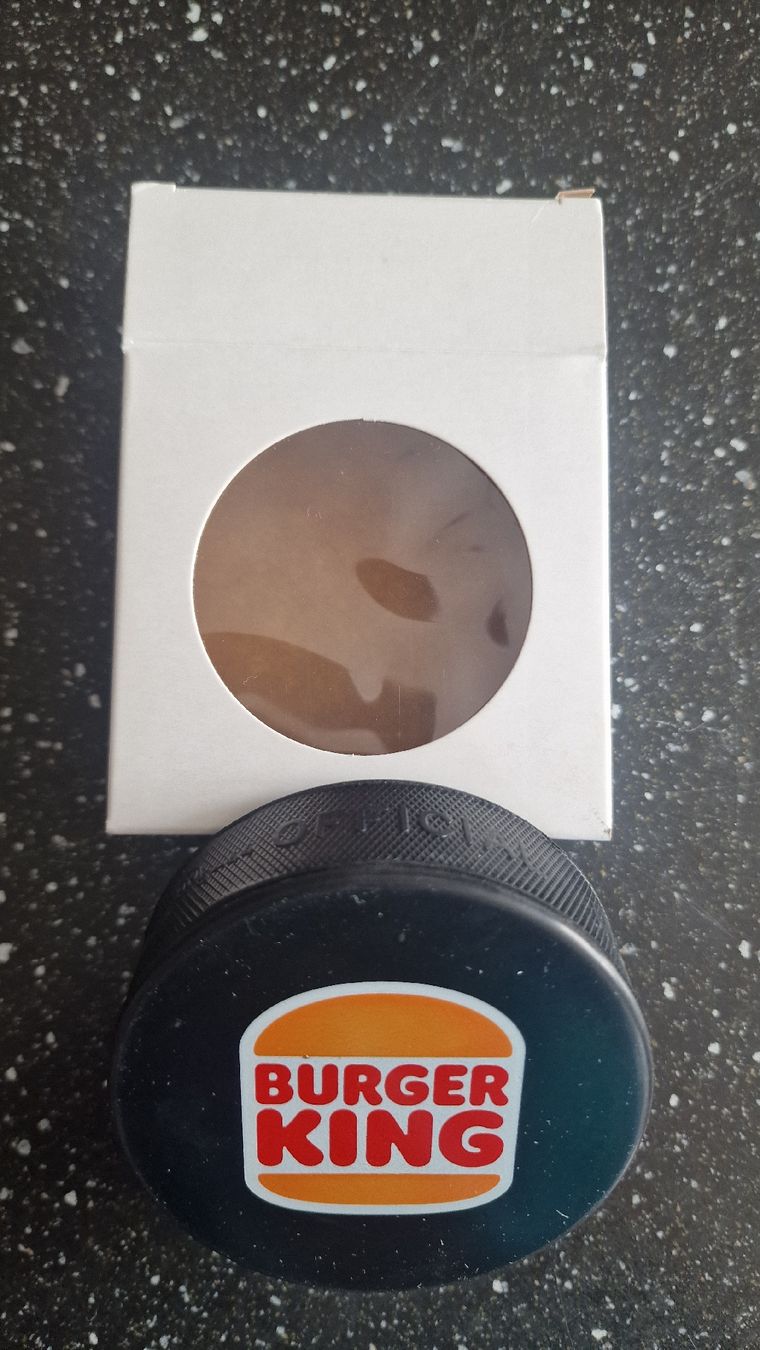 Bälle: Burgerking Puck Freiburg  – Neu und originalverpackt aus Wahlen b. Laufen von cdkneuss 1