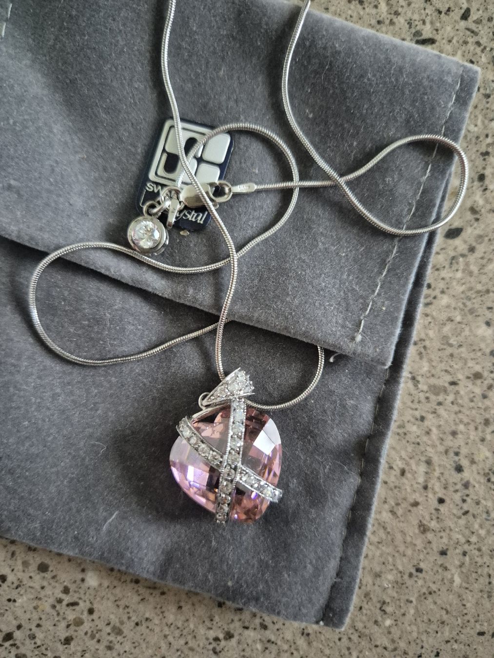 Swarovski Catenine: Swarovski Herz am Kette – Usato da Schlieren venduto da nat_76vd 2