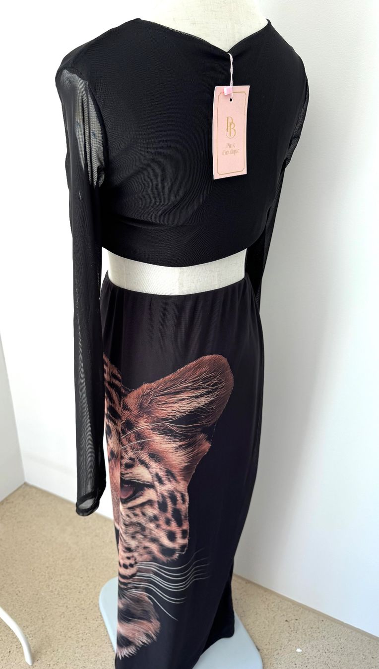 Lots de vêtements: Black Leopard Print Maxi Co-ord set – Neuf avec emballage d'origine à Zürich par di_archive 3