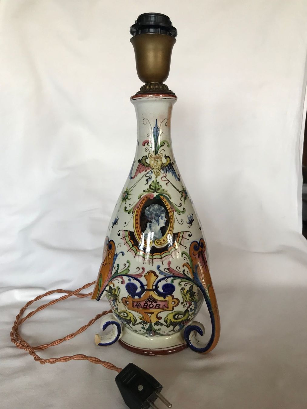 Lampade: Faience Pied de lampe/ Lampenfuss/ Base lampada – Usato da Fribourg venduto da SD1910 7