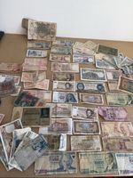 Konvolut alte BANKNOTEN aus aller Welt 
