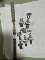 Lot de bracelets et boucles de montre Zenith Rainbow en acie