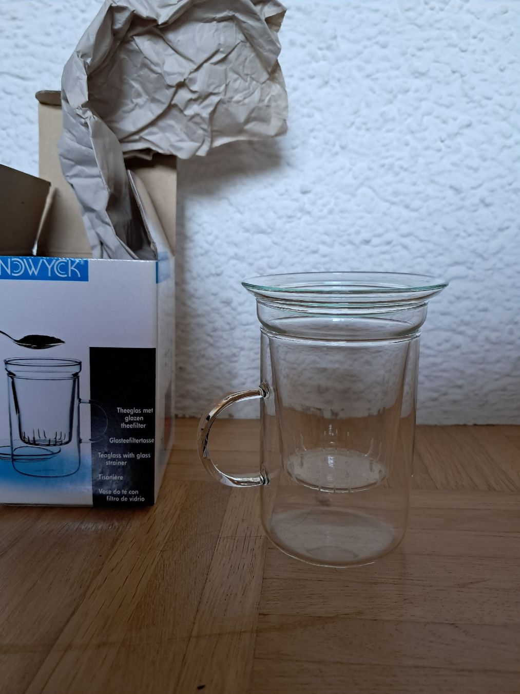 Bicchieri: Randwyck Teeglas mit Filter, neuwertig – Nuovo (secondo la descrizione) da Obfelden venduto da Eva_32 1