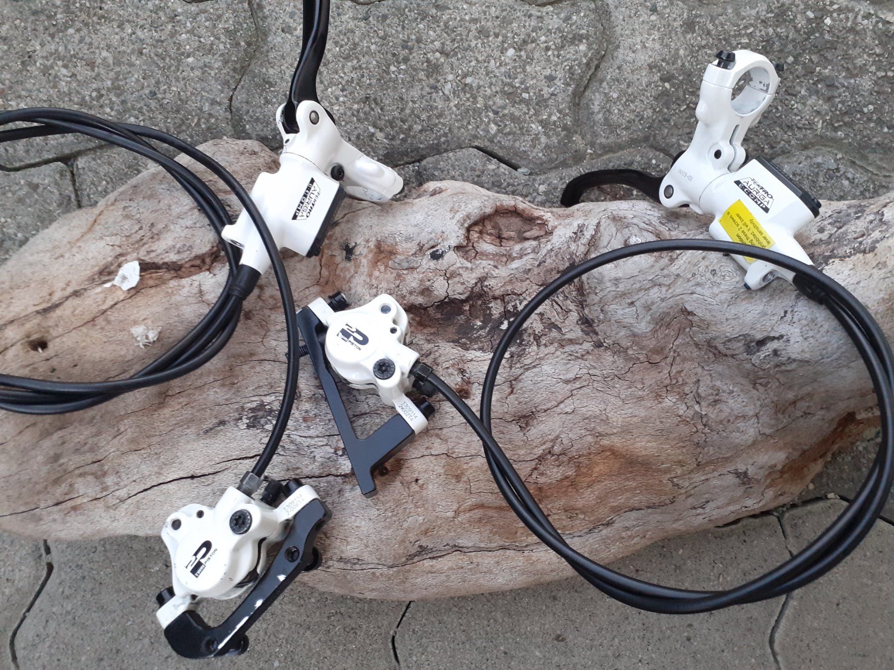 Pezzi di ricambio: TEKTRO AURIGA e COMP Scheibebremsset komplett vorne/hinten – Usato da Cazis venduto da Lucio05 1